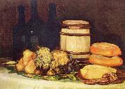Francisco de Goya, Stilleben mit Fruchten, Flaschen, Broten